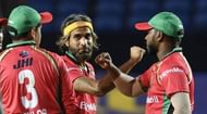 Imran Tahir (C) was scintillating in the previous CPL game